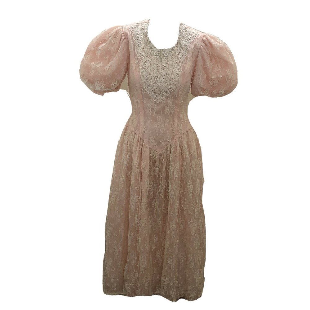 SOLD Vintage Gunne Sax Victorian Edwardian Dress